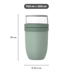 Mepal Lunchpot XL Ellipse 750 ml + 300 ml