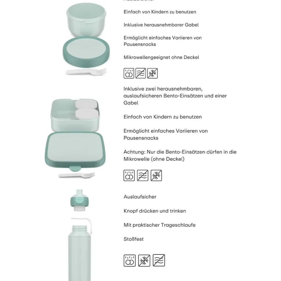 Mepal Lunchset Campus 3er Set