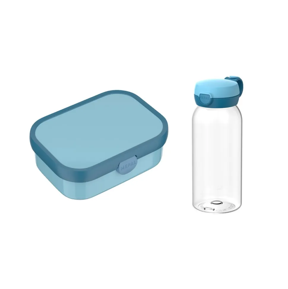Mepal Lunchset (Flasche mit Klappdeckel) Campus 600 ml + 750 ml 2er Set