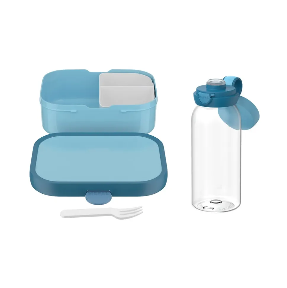 Mepal Lunchset (Flasche mit Klappdeckel) Campus 600 ml + 750 ml 2er Set
