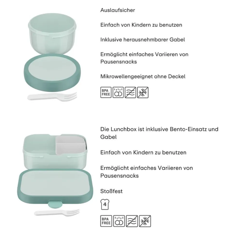 Mepal Obst- und Bentobox Campus (2025) 300 & 750 ml 2er Set