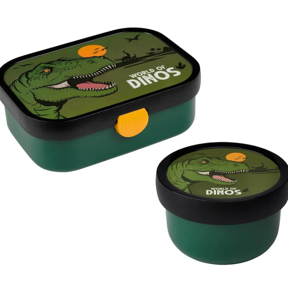 Mepal Obst- und Bentobox Dino Campus 300 & 750 ml