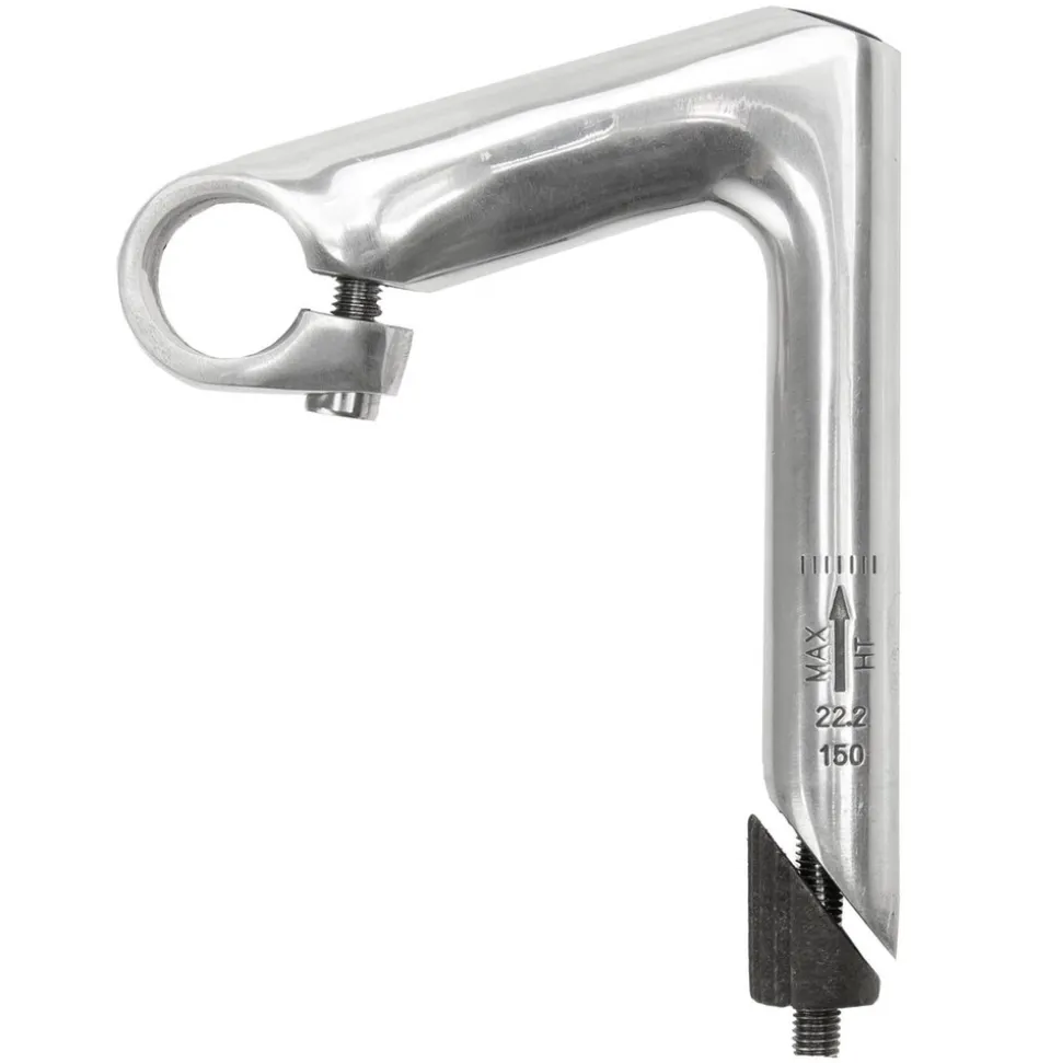 Messingschlager Fahrrad Vorbau 100 x 150 mm 1" Schaftvorbau Aluminium Cityrad Damenrad Hollandrad