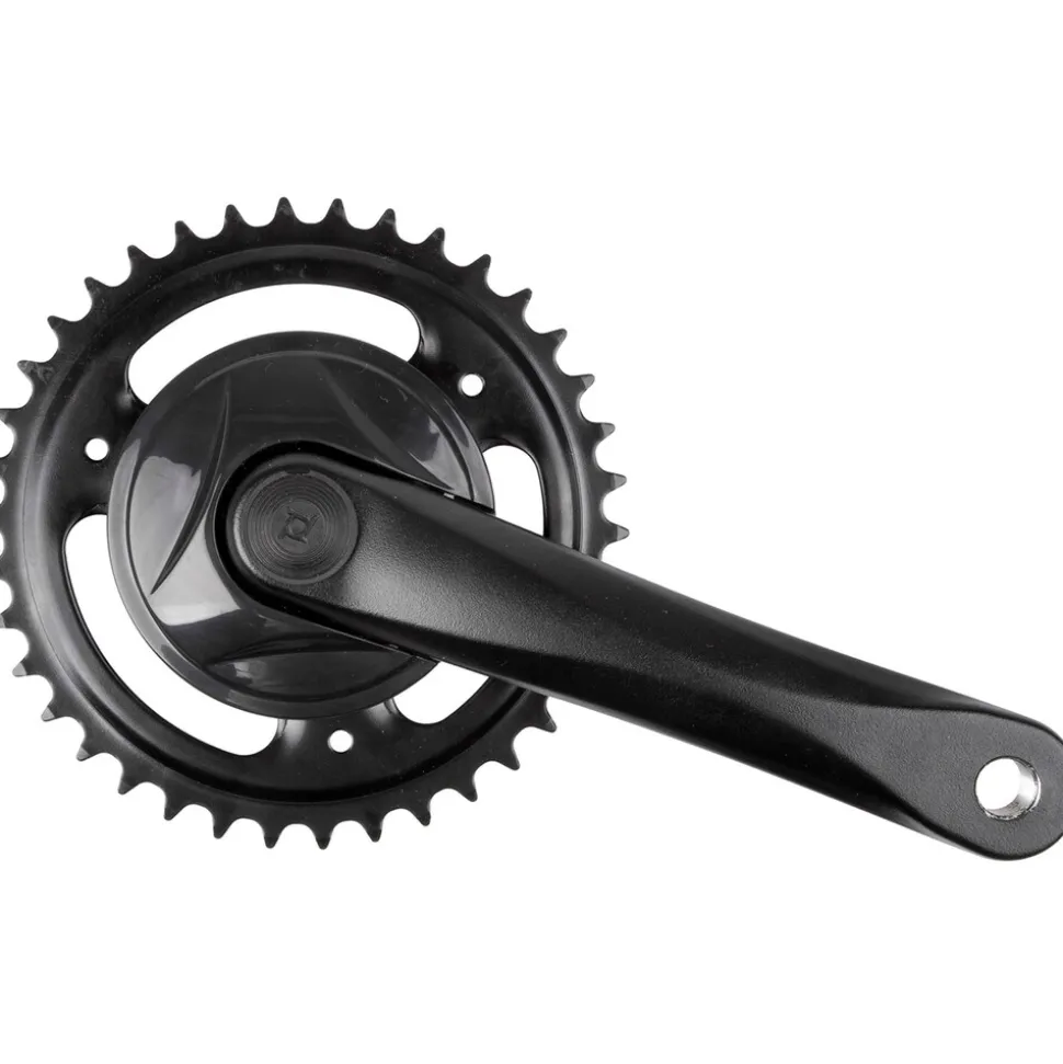 Messingschlager Kurbel 1-fach 38 Zähne 170 mm Kurbelgarnitur Tretkurbel Fahrradkurbel Kettenradgarnitur