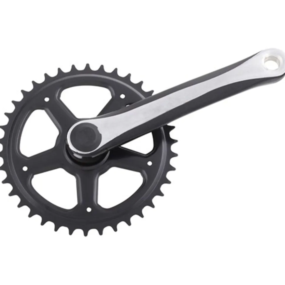 Mijnen Pieper Amar Kurbel 1-fach 38 Zähne 170 mm Kurbelgarnitur Tretkurbel Fahrradkurbel Kettenradgarnitur