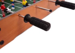 Mini Fußballkicker MCW-J68, Tischspiel Tischkicker inklusive Zubehör, Holz 51x31x10cm