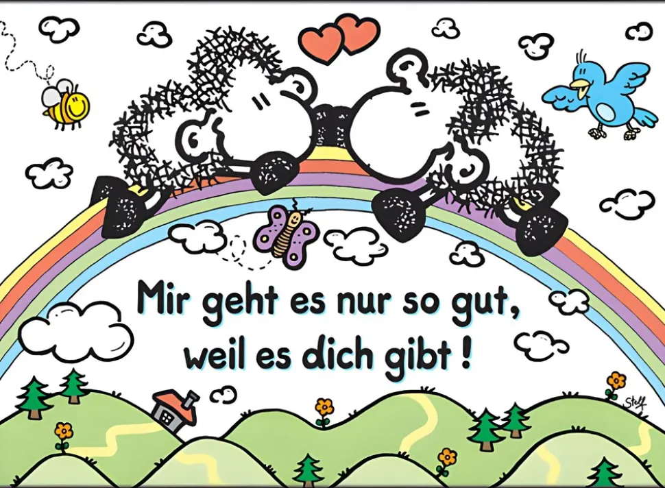 Mir geht es nur so gut, weil es dich gibt, 500 Teile Puzzle