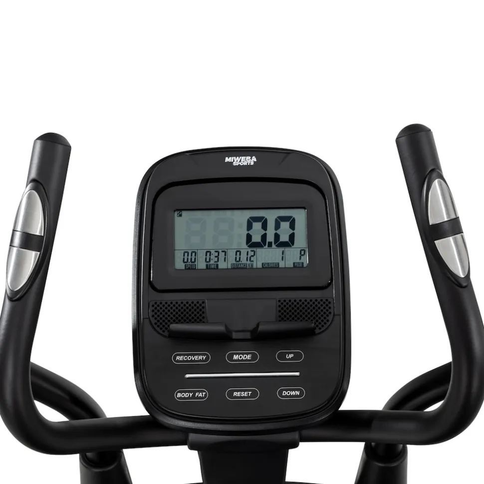 Miweba Sports Crosstrainer MC500, Pulsmessung, Transportrollen