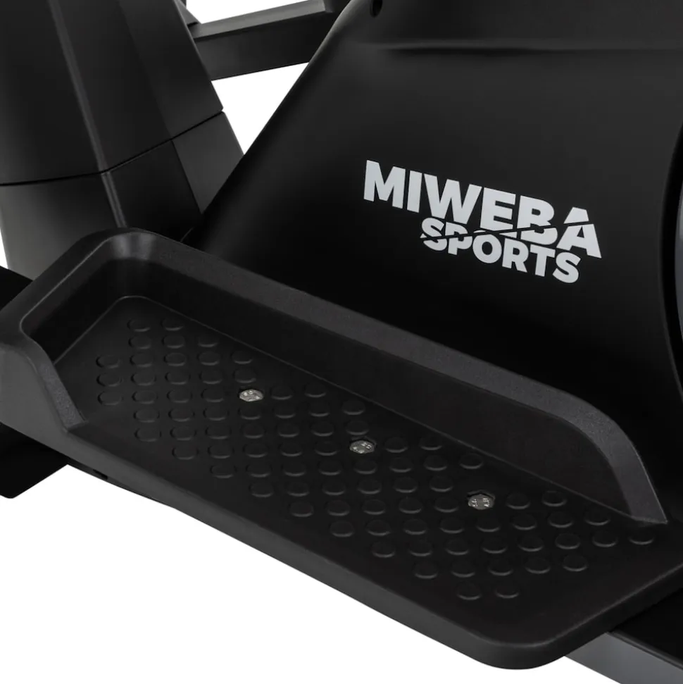 Miweba Sports Crosstrainer MC500, Pulsmessung, Transportrollen