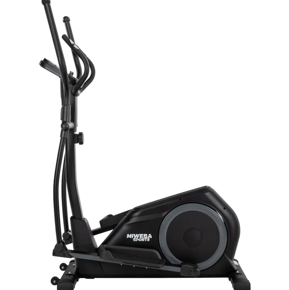 Miweba Sports Crosstrainer MC500, Pulsmessung, Transportrollen