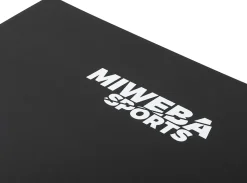 Miweba Sports Gymnastikmatte GM100, faltbar, rutschfest, Turnmatte für zuhause, Tragegriffe, PVC (Schwarz)