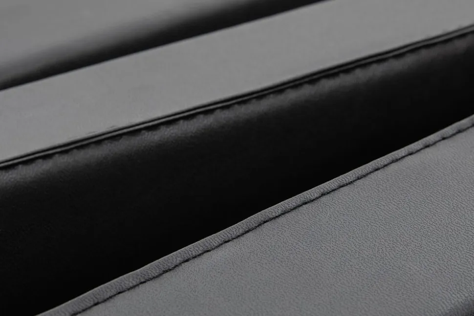 Miweba Sports Gymnastikmatte GM100, faltbar, rutschfest, Turnmatte für zuhause, Tragegriffe, PVC (Schwarz)