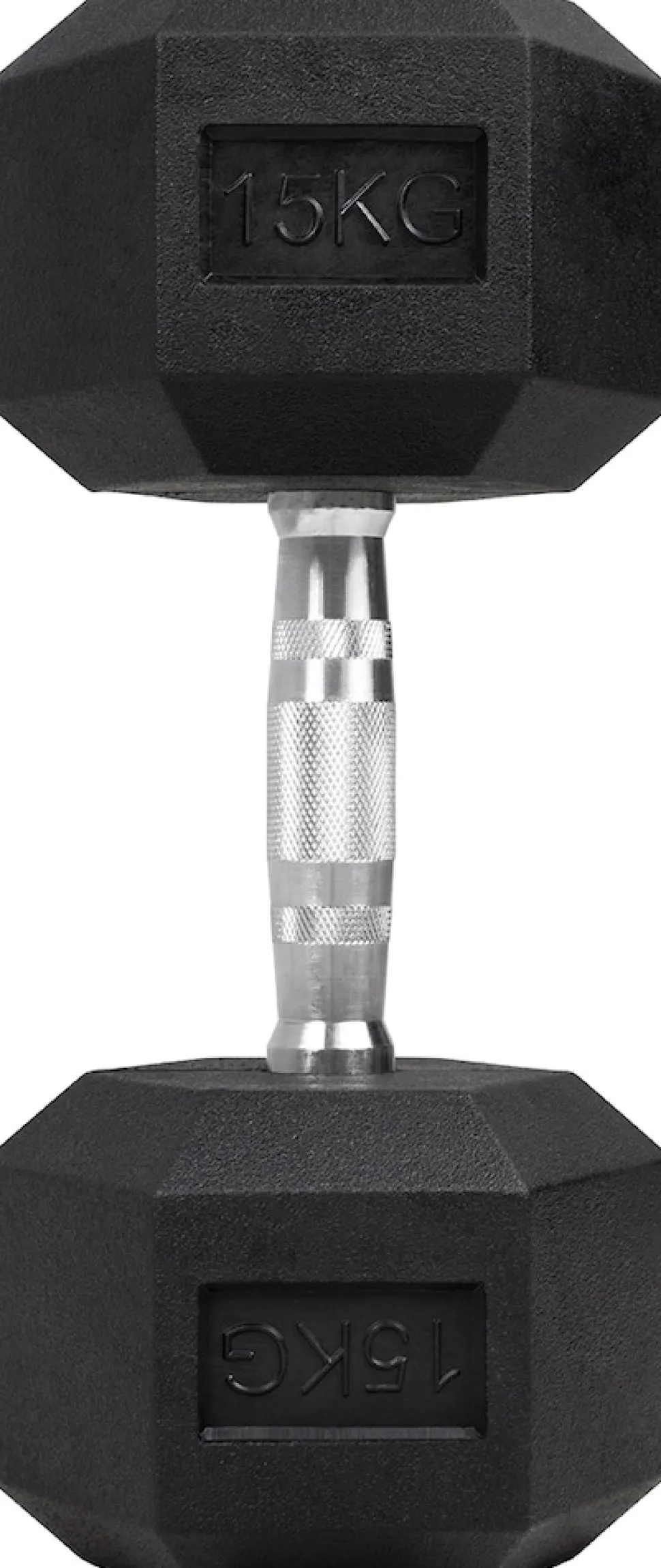 Miweba Sports Hexagon Kurzhanteln HGH100, Kurzhantel-Set, 2,5-15 kg, Gusseisen-Kern (Hantelpaar, 15 kg)