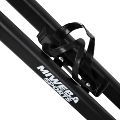 Miweba Sports Indoor-Cycle MX100 PRO mit Rückenlehne und ErgoGrip Griffen, klappbar (Pro, Schwarz/Grau)