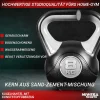 Miweba Sports Kettlebell KB200, Kunststoff-Kugelhantel, 4-12 kg, Anti-Rutsch-Griff, Hartgummifüße (4,0 kg)