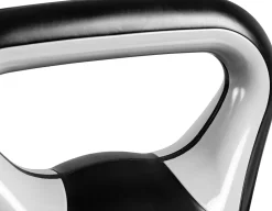 Miweba Sports Kettlebell KB200, Kunststoff-Kugelhantel, 4-12 kg, Anti-Rutsch-Griff, Hartgummifüße (4,0 kg)