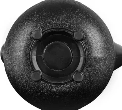 Miweba Sports Kettlebell KB200, Kunststoff-Kugelhantel, 4-12 kg, Anti-Rutsch-Griff, Hartgummifüße (4,0 kg)