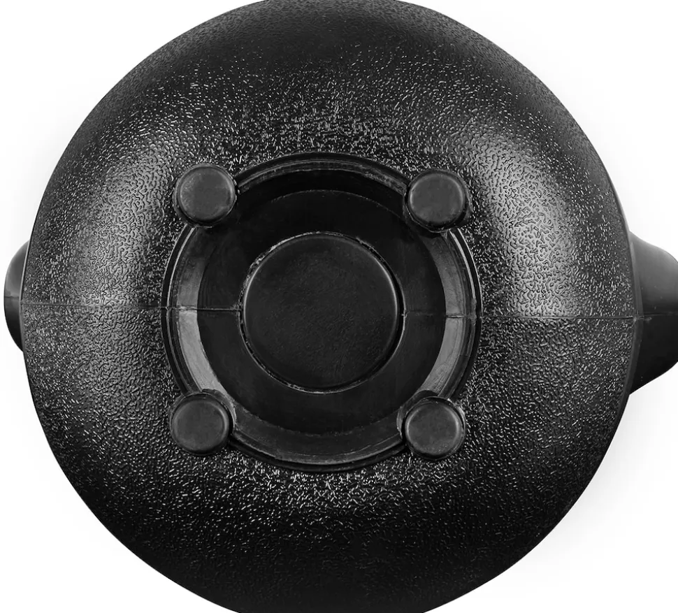 Miweba Sports Kettlebell KB200, Kunststoff-Kugelhantel, 4-12 kg, Anti-Rutsch-Griff, Hartgummifüße (4,0 kg)