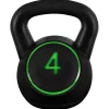 Miweba Sports Kettlebell-Set, 2-7 kg, Kettlebell-Ablage, Kugelhantel Indoor und Outdoor, Betonfüllung (2 - 8 kg)