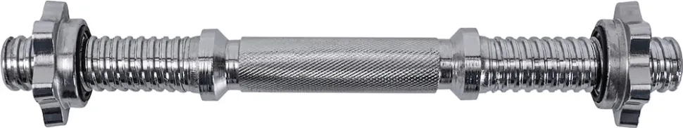 Miweba Sports Kurzhantelstange KH100, Sternverschluss, 35cm, Ø30mm, bis 40 kg, Stahl, 2er-Set (2 Stück)