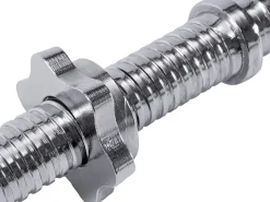 Miweba Sports Kurzhantelstange KH100, Sternverschluss, 35cm, Ø30mm, bis 40 kg, Stahl, 2er-Set (2 Stück)