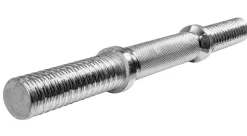 Miweba Sports Kurzhantelstange KH100, Sternverschluss, 35cm, Ø30mm, bis 40 kg, Stahl, 2er-Set (2 Stück)