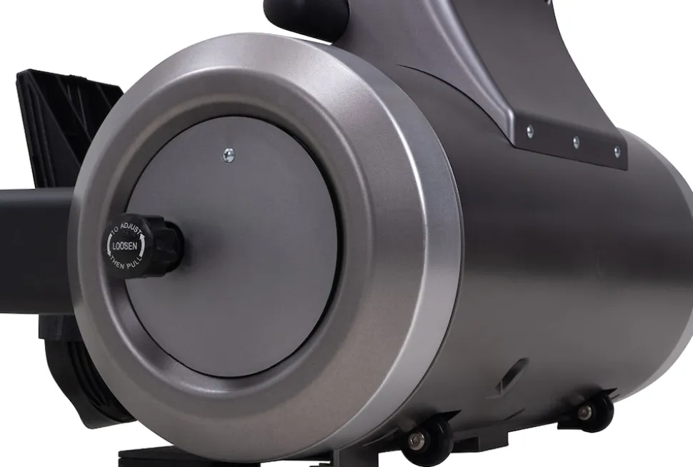 Miweba Sports Rudergerät MR100, Rudermaschine kompakt, Schaumstoff-Sitz, Display, Magnetbremse (Grau)