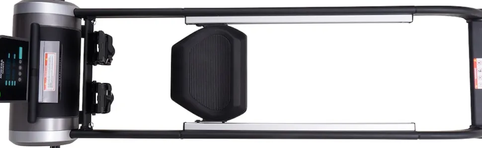 Miweba Sports Rudergerät MR100, Rudermaschine kompakt, Schaumstoff-Sitz, Display, Magnetbremse (Grau)