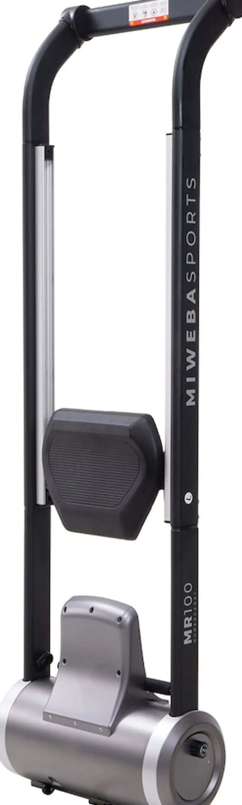 Miweba Sports Rudergerät MR100, Rudermaschine kompakt, Schaumstoff-Sitz, Display, Magnetbremse (Grau)