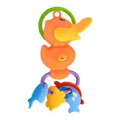 Moni Baby Musikspielzeug-Set Rock Star LT80011 Klavier Tamburin Ente Musik Licht bunt