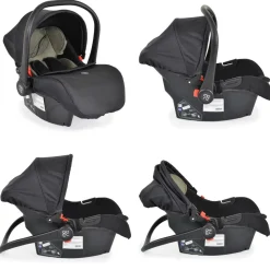 Moni Babyschale i-Size Multi (40 - 87cm) Gruppe 0+ Fußabdeckung Kopfstütze Gurt grün