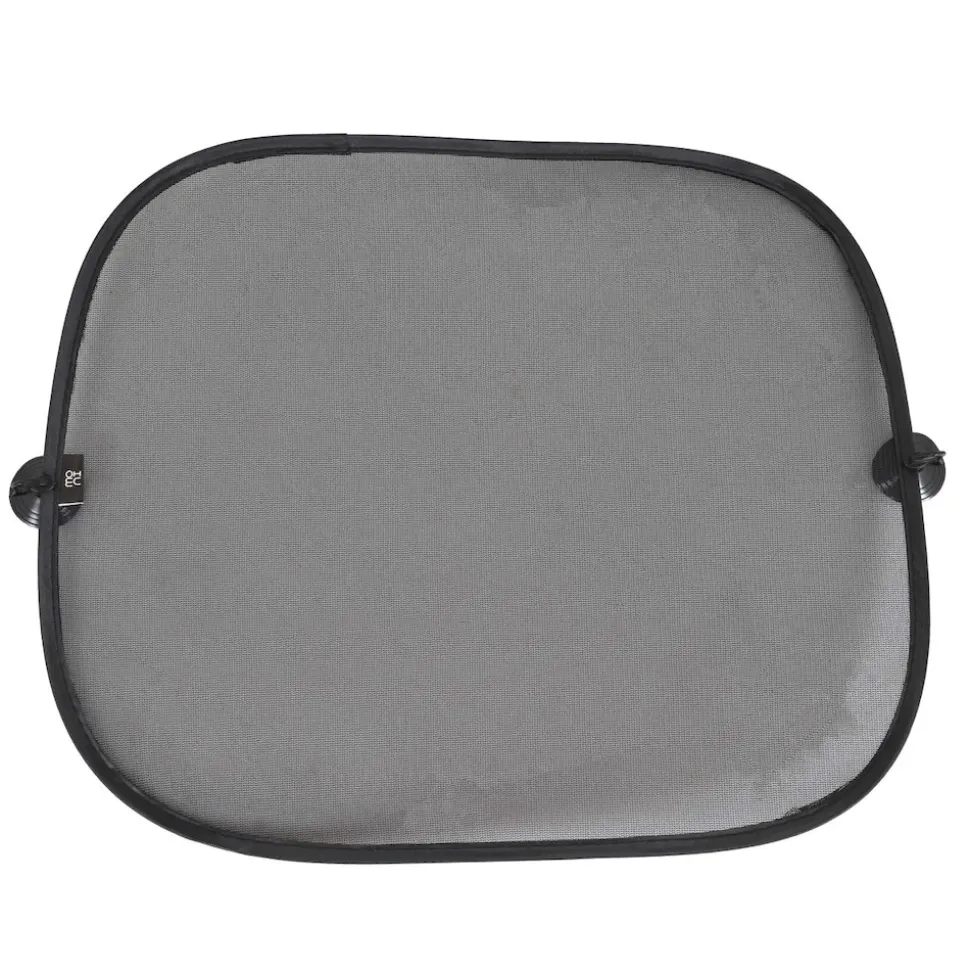 Moni Kinder Autofenster-Sonnenschutz 2-teilig 44 x 36 cm mit je 2 Saugknöpfen schwarz