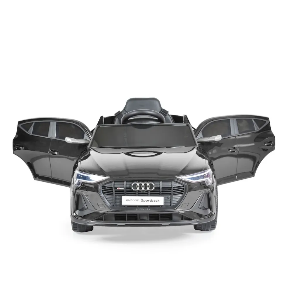 Moni Kinder Elektroauto Audi Sportback SUV metallic Fernbedienung USB EVA-Reifen schwarz