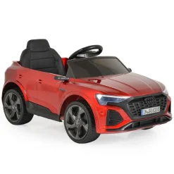 Moni Kinder Elektroauto Audi SQ8 e-tron EVA-Reifen Musik Licht MP3-Eingang Gurt rot