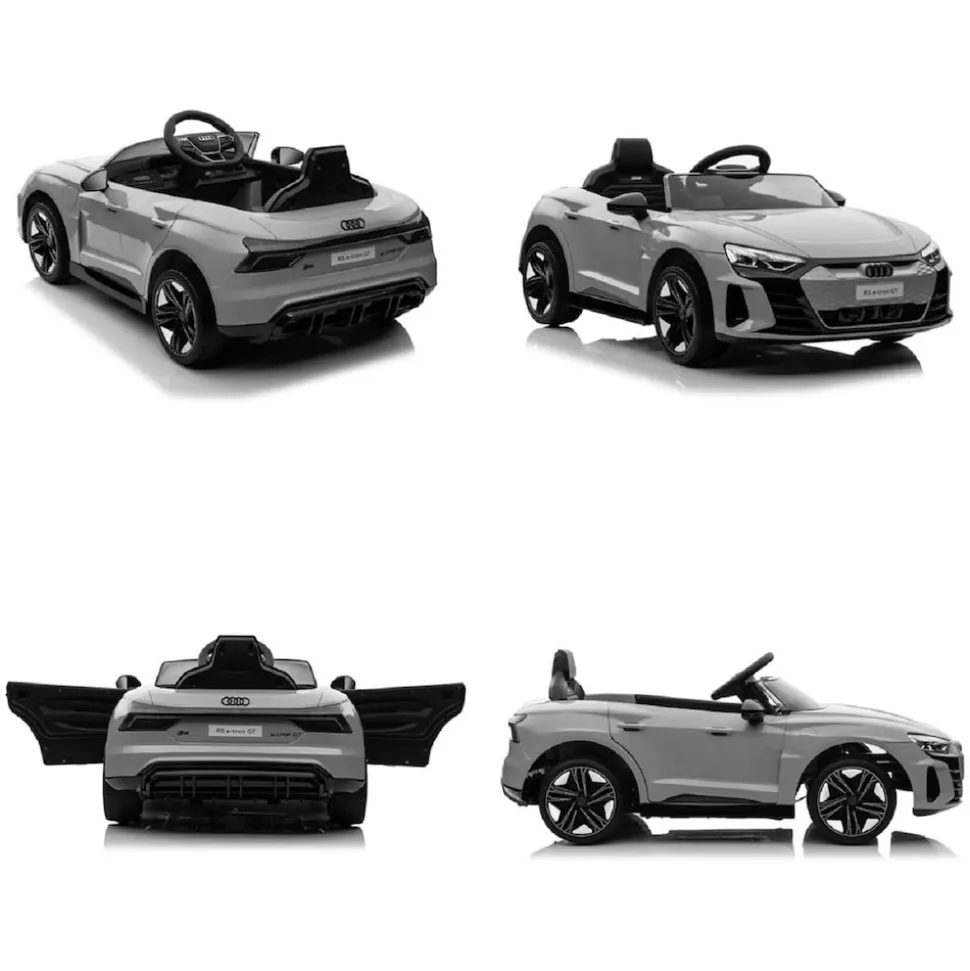 Moni Kinder Elektroauto Audi RS E-Tron GT 6888 Fernbedienung EVA-Räder, Mp3, USB rot