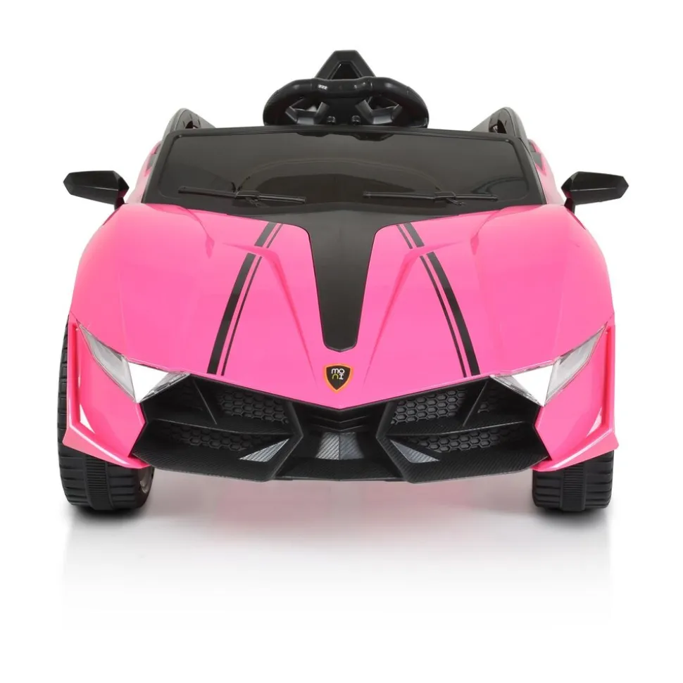 Moni Kinder Elektroauto Cordoba, MP3-Anschluss, Fernbedienung, Gurt, Bluetooth pink