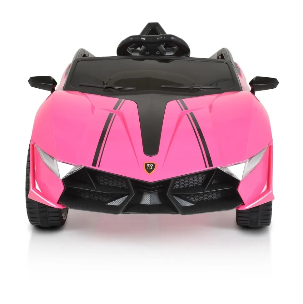 Moni Kinder Elektroauto Cordoba, MP3-Anschluss, Fernbedienung, Gurt, Bluetooth pink