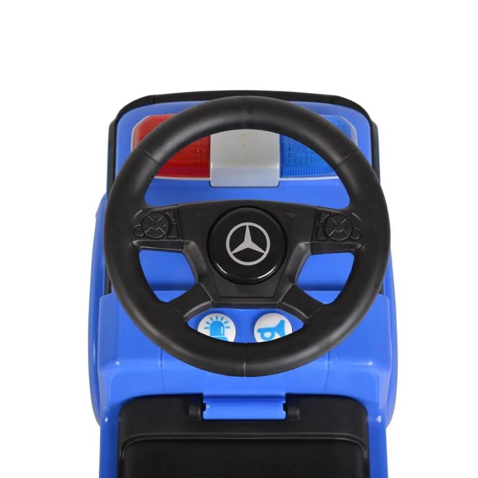 Moni Kinder Rutschauto Antos Mercedes-Benz, Melodien, Sirenenlichter, Sound blau