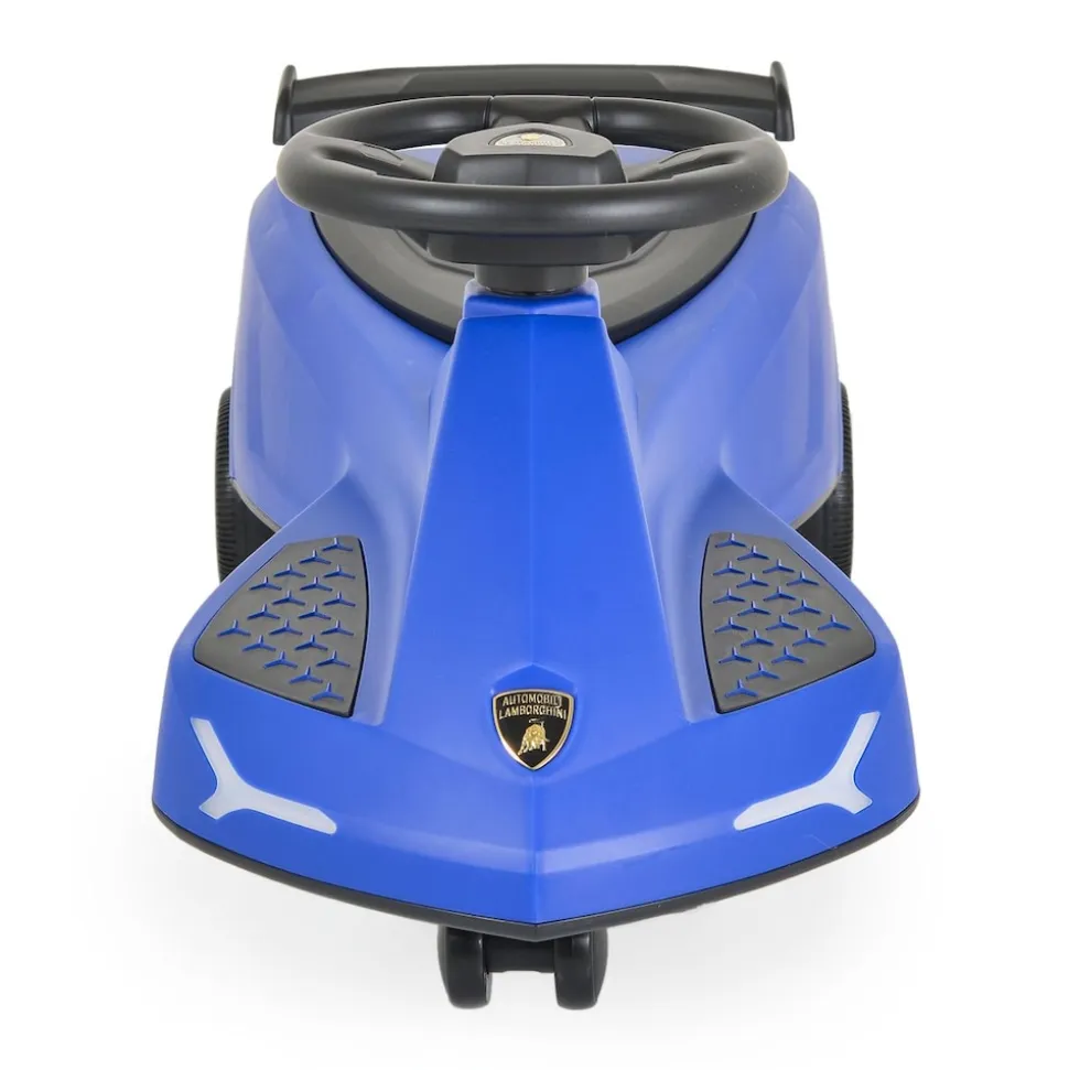 Moni Kinder Rutschfahrzeug Lamborghini Swing Car Musikfunktion Lichter bis 110kg blau