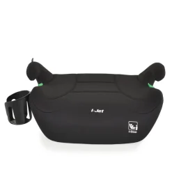 Moni Kindersitz, Sitzerhöhung i-Jet (125-150cm) Gruppe 3, Getränkehalter Isofix schwarz