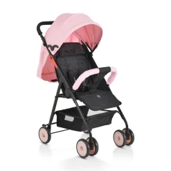 Moni Kinderwagen, Buggy Capri klappbar, Sicherheitsgurt, Rückenlehne verstellbar rosa