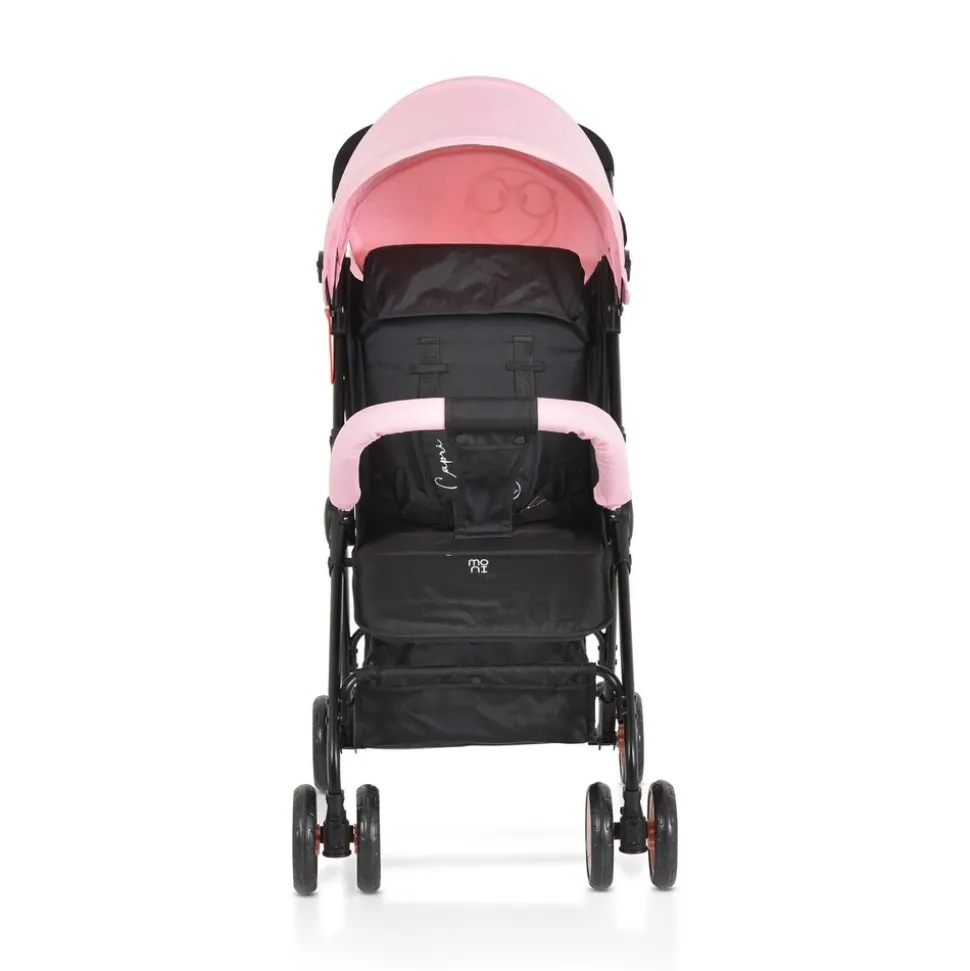 Moni Kinderwagen, Buggy Capri klappbar, Sicherheitsgurt, Rückenlehne verstellbar rosa