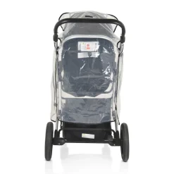 Moni Kinderwagen-Regenschutz Bimbro universal, Belüftungslöcher, für Einsitzer transparent
