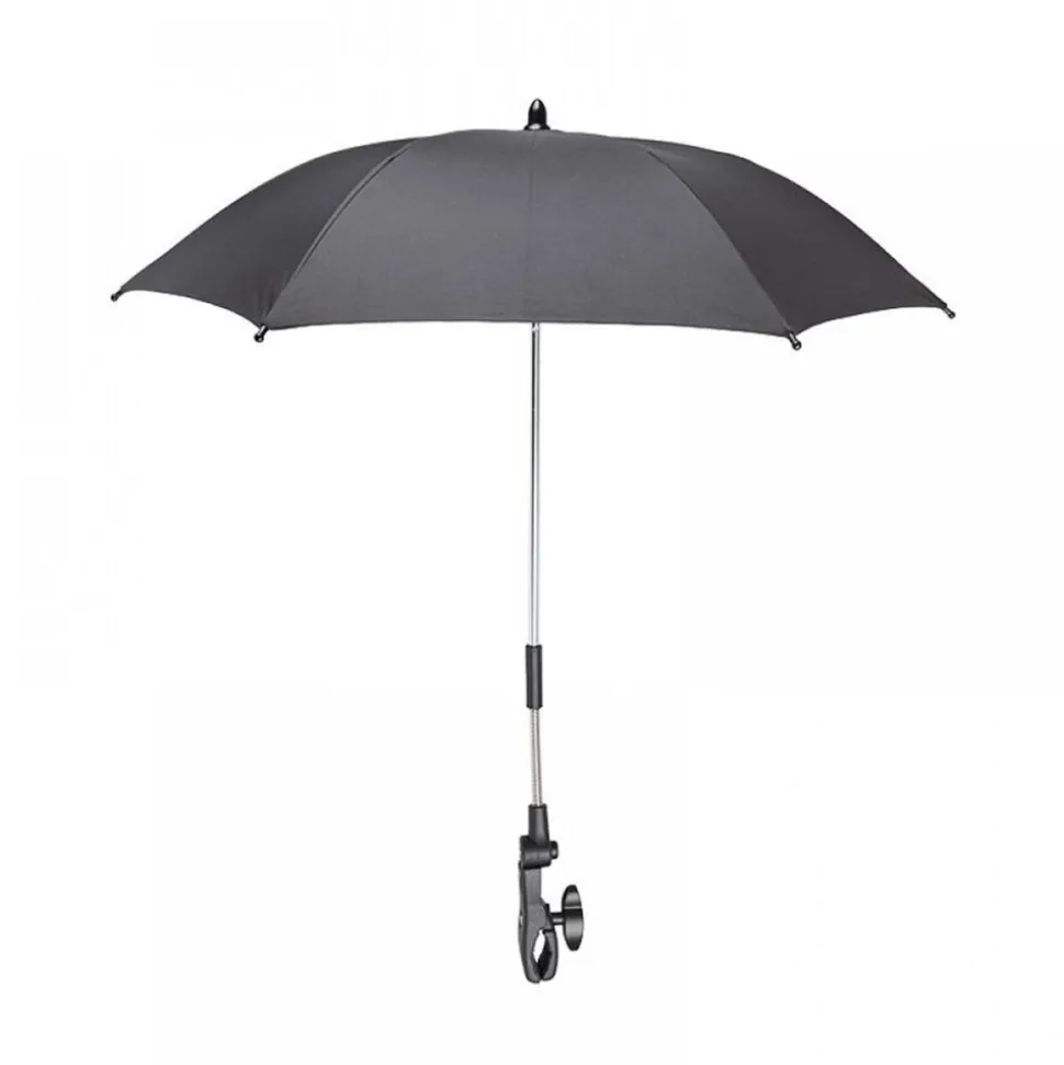 Moni Kinderwagenschirm, Sonnenschirm, universal, Durchmesser 80 cm, UV-Schutz schwarz