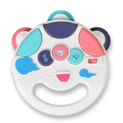 Moni Musikspielzeug Tamburin K999-106B Melodien Geräusche Licht Musikinstrument bunt