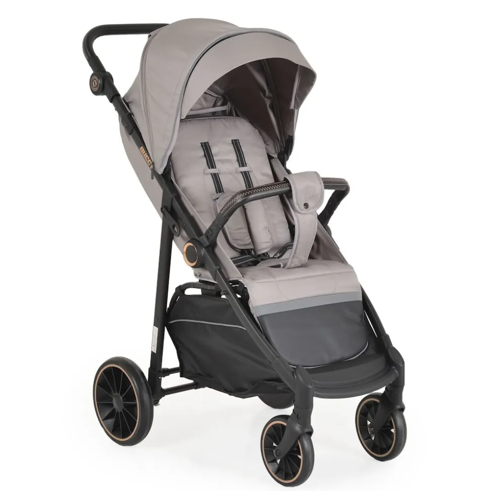 Moni Sommerkinderwagen Buggy, Kinderbuggy, Sonnendach, EVA-Räder, verstellbar beige