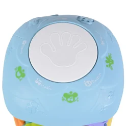 Moni Sortierspiel Steckspiel Pilzhaus Musik Licht Formsortierspiel 4 Formen blau