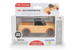 Moni Spielzeugautos Mini aus Buchenholz verschiedene Modelle, ab 4 Jahre schwarz