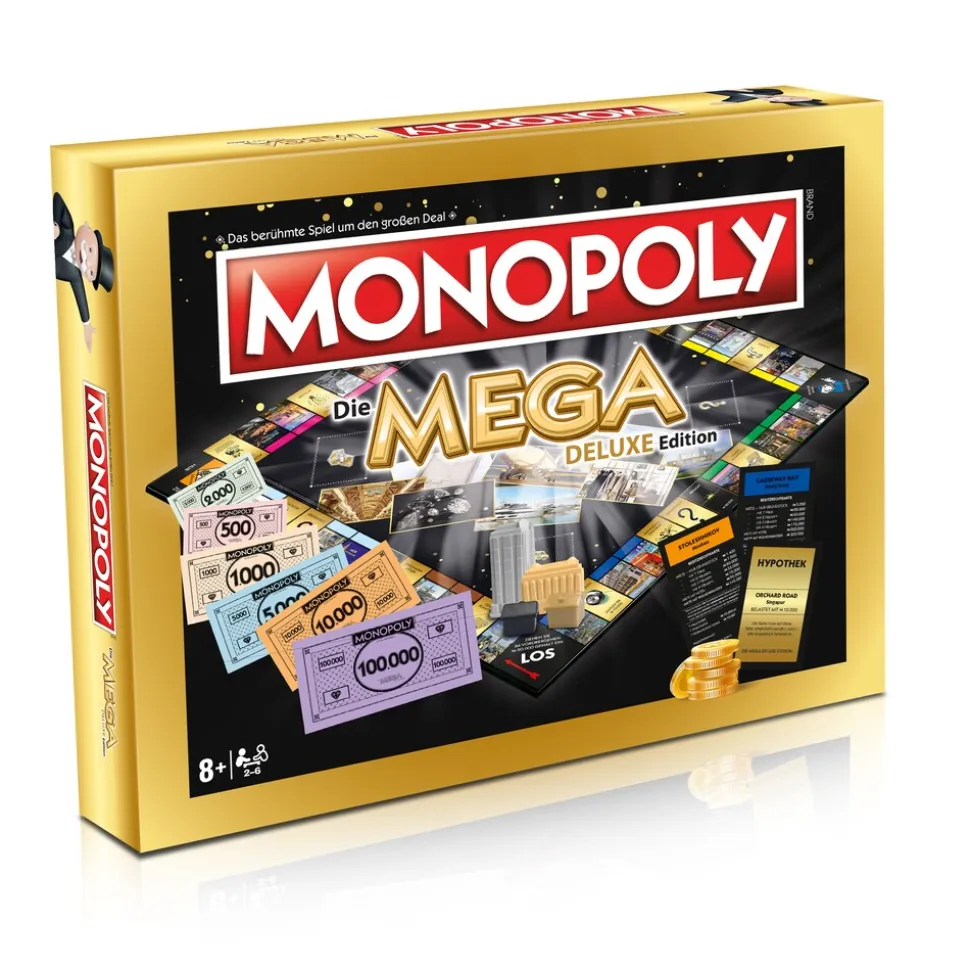 Monopoly - Mega Deluxe Edition Luxus Brettspiel Spiel Gesellschaftsspiel