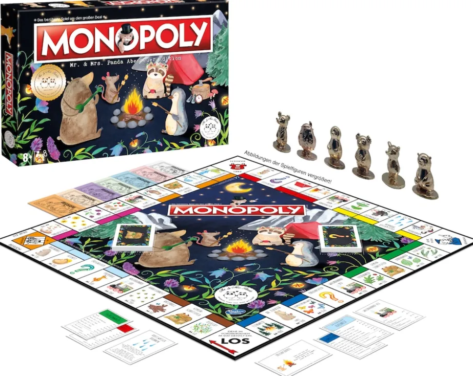 Monopoly Mr. und Mrs. Panda Gesellschaftsspiel Brettspiel Spiel
